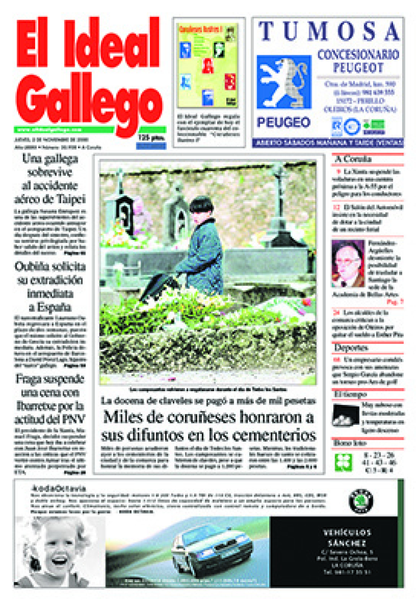 Jueves, 2 de noviembre de 2000