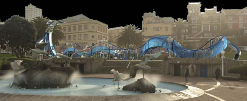 Así será el parque de la plaza de Portugal