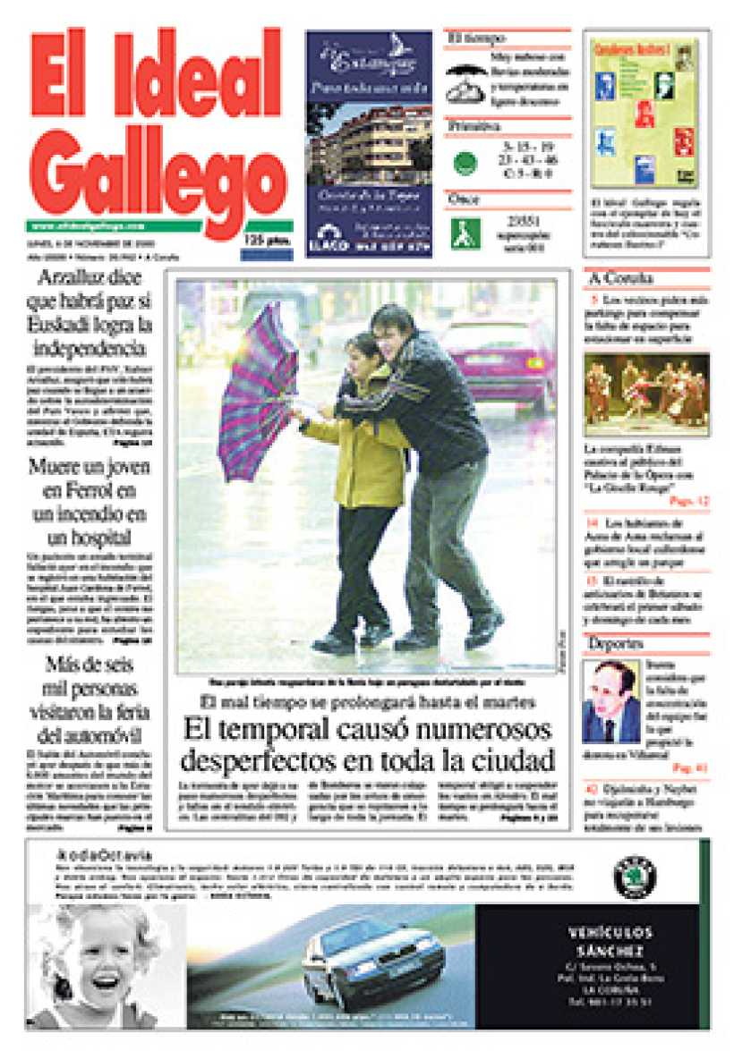 Lunes, 6 de noviembre de 2000