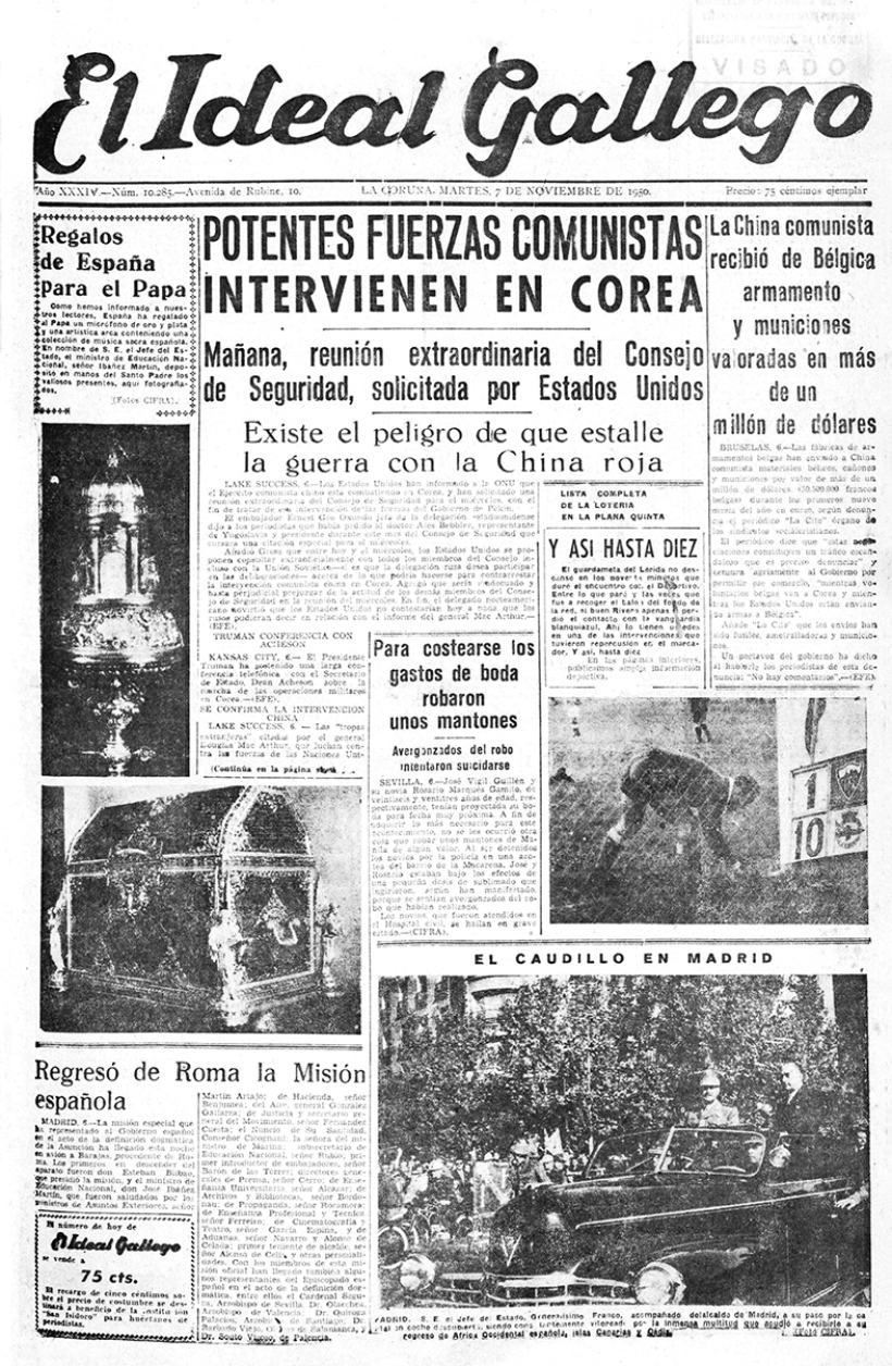 Martes, 7 de noviembre de 1950