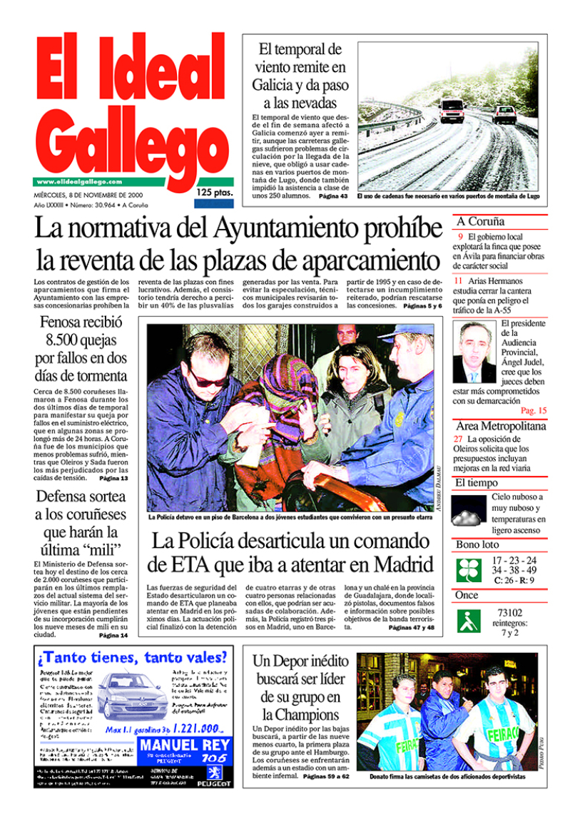 8 de noviembre de 2000