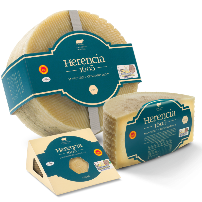 Queso Manchego Herencia 1605 Añejo