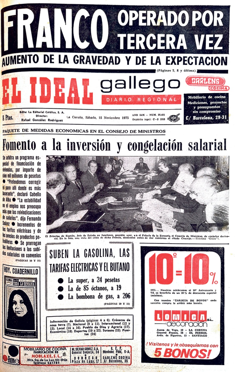Sábado, 15 de noviembre de 1975