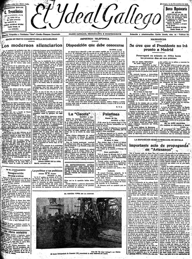 Domingo, 15 de noviembre de 1925
