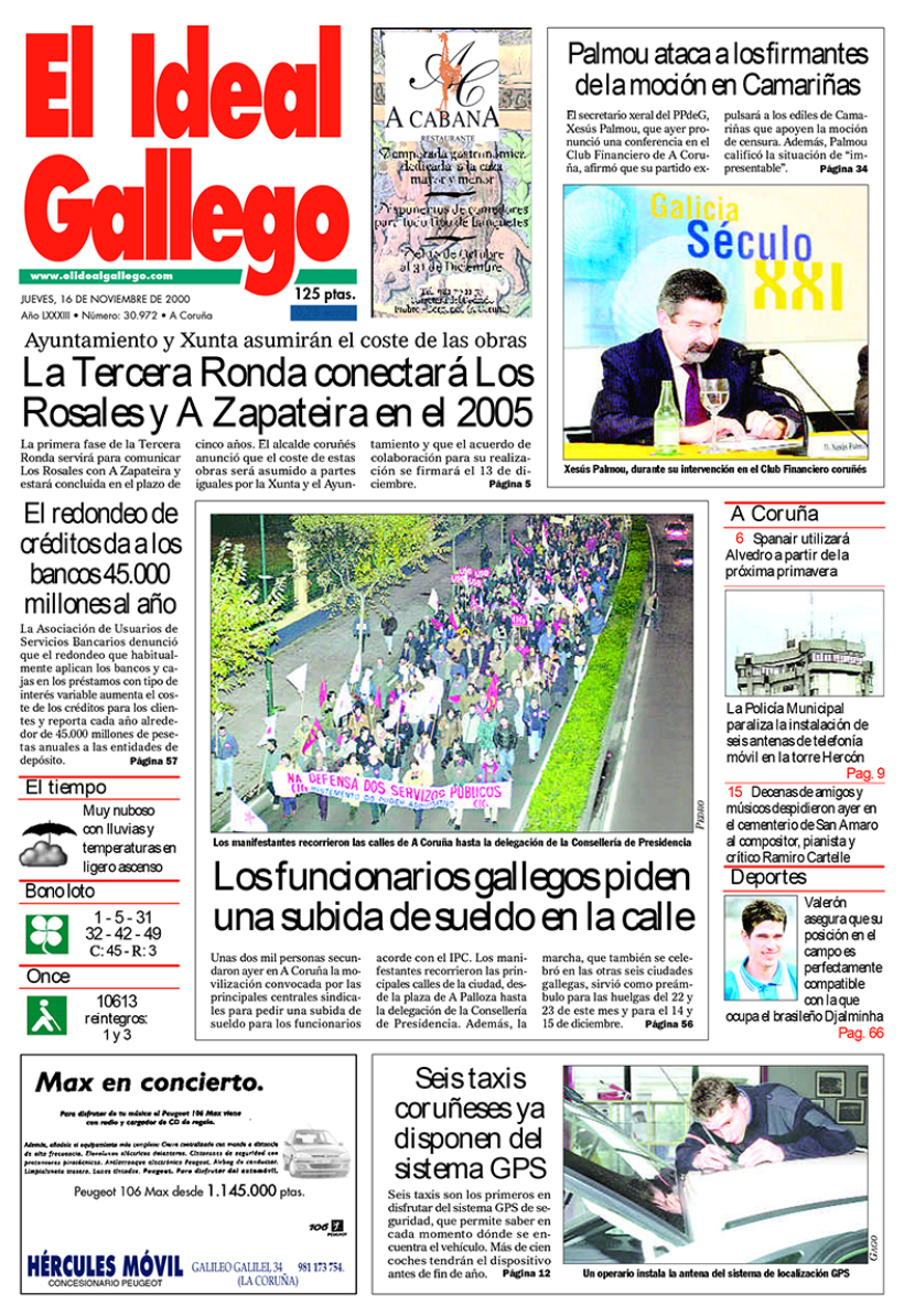 Jueves, 16 de noviembre de 2000