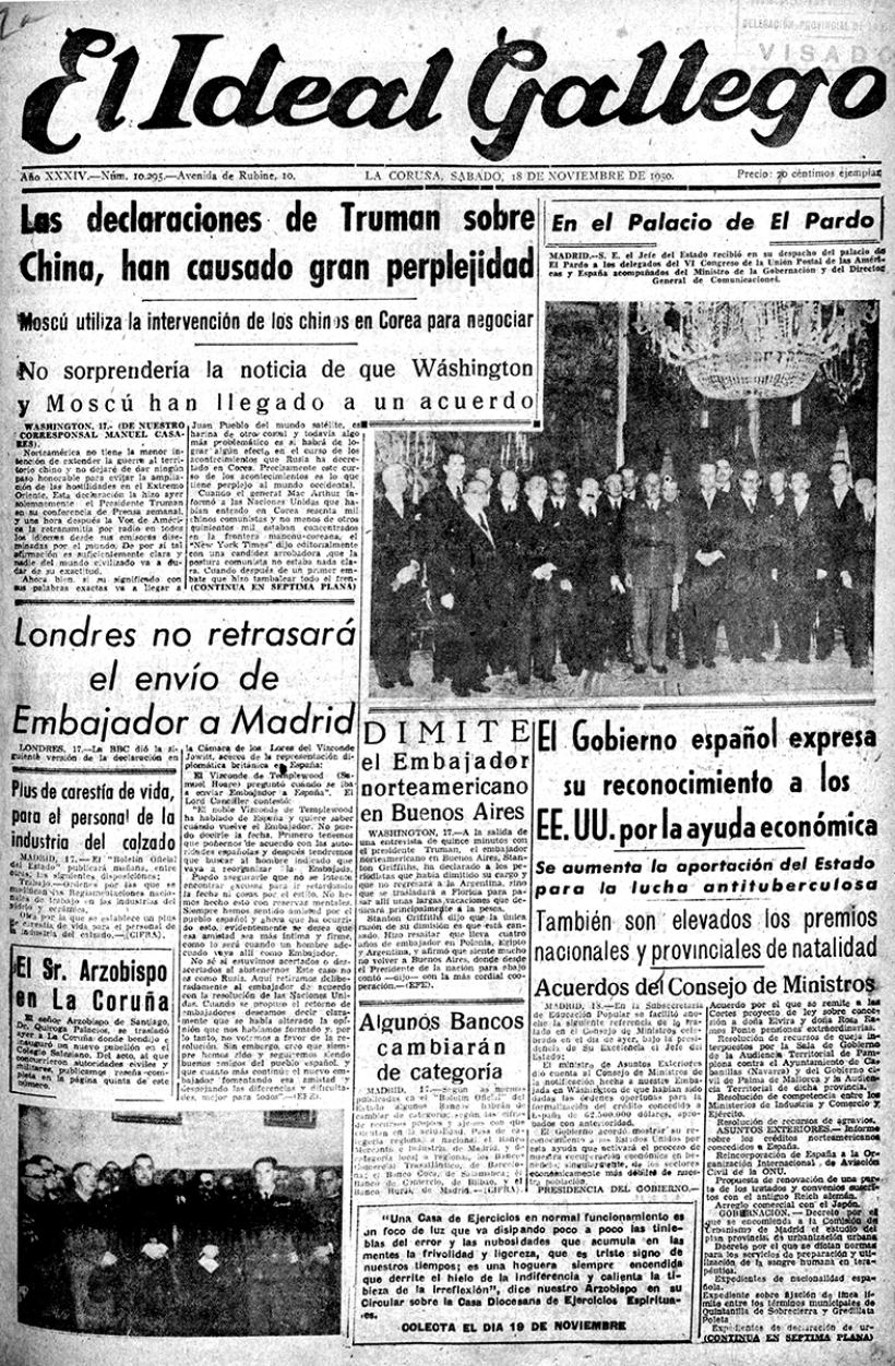 Sábado, 18 de noviembre de 1950