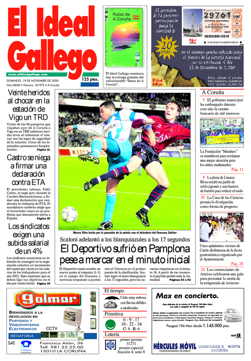 Domingo, 19 de noviembre de 2000