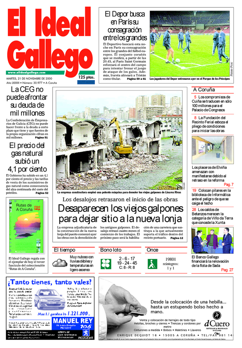 Martes, 21 de noviembre de 2000