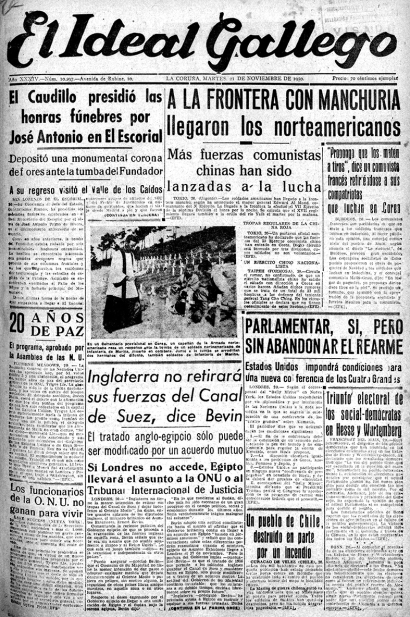Martes, 21 de noviembre de 1950