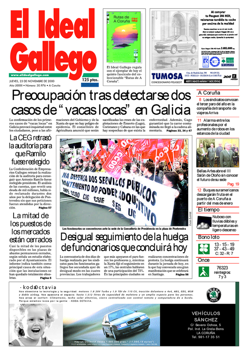 Jueves, 23 de noviembre de 2000