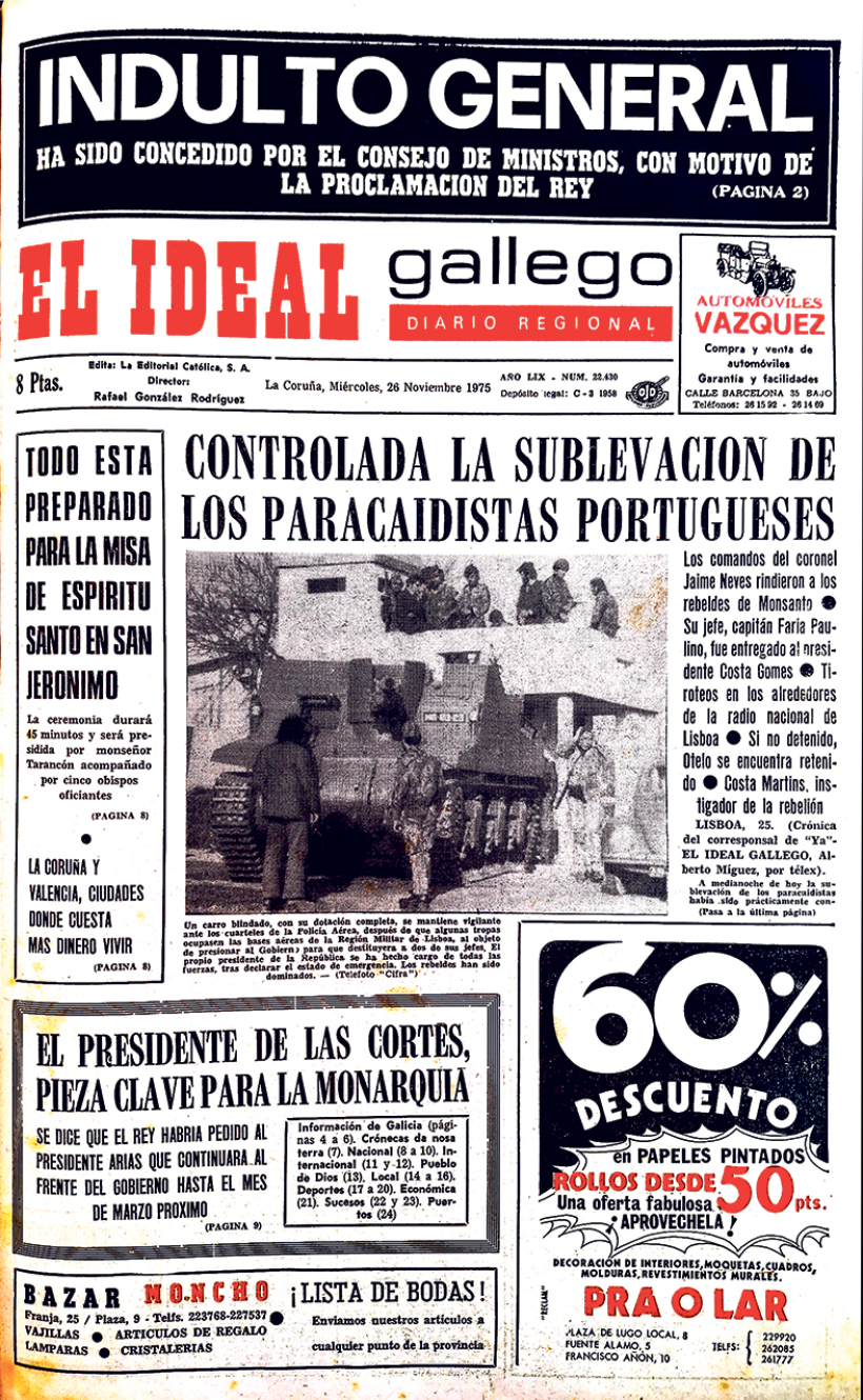 Miércoles, 26 de noviembre de 1975