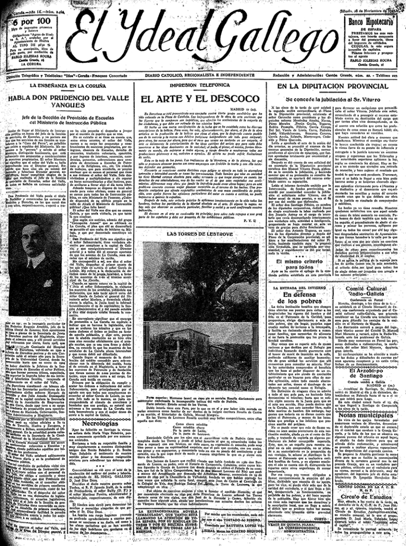 Sábado, 28 de noviembre de 1925