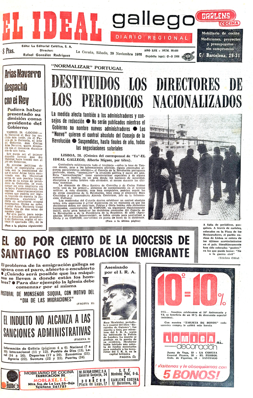 Sábado, 29 de noviembre de 1975