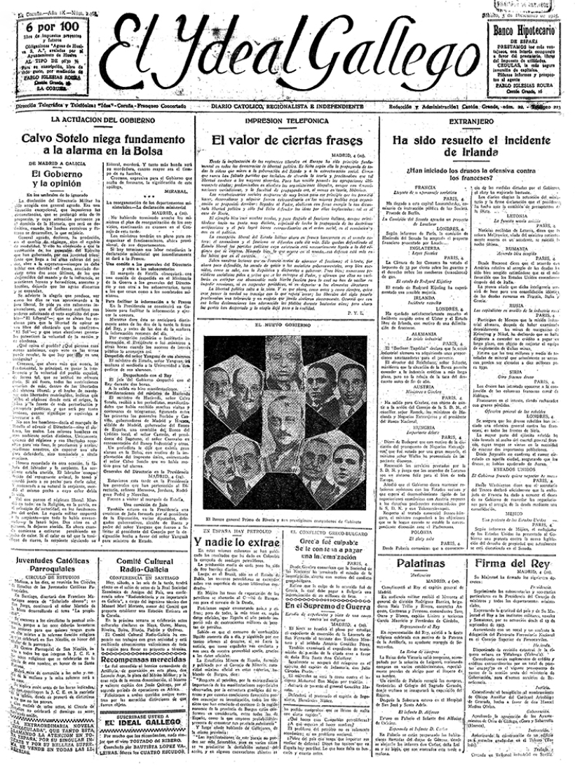 Sábado, 5 de diciembre de 1925