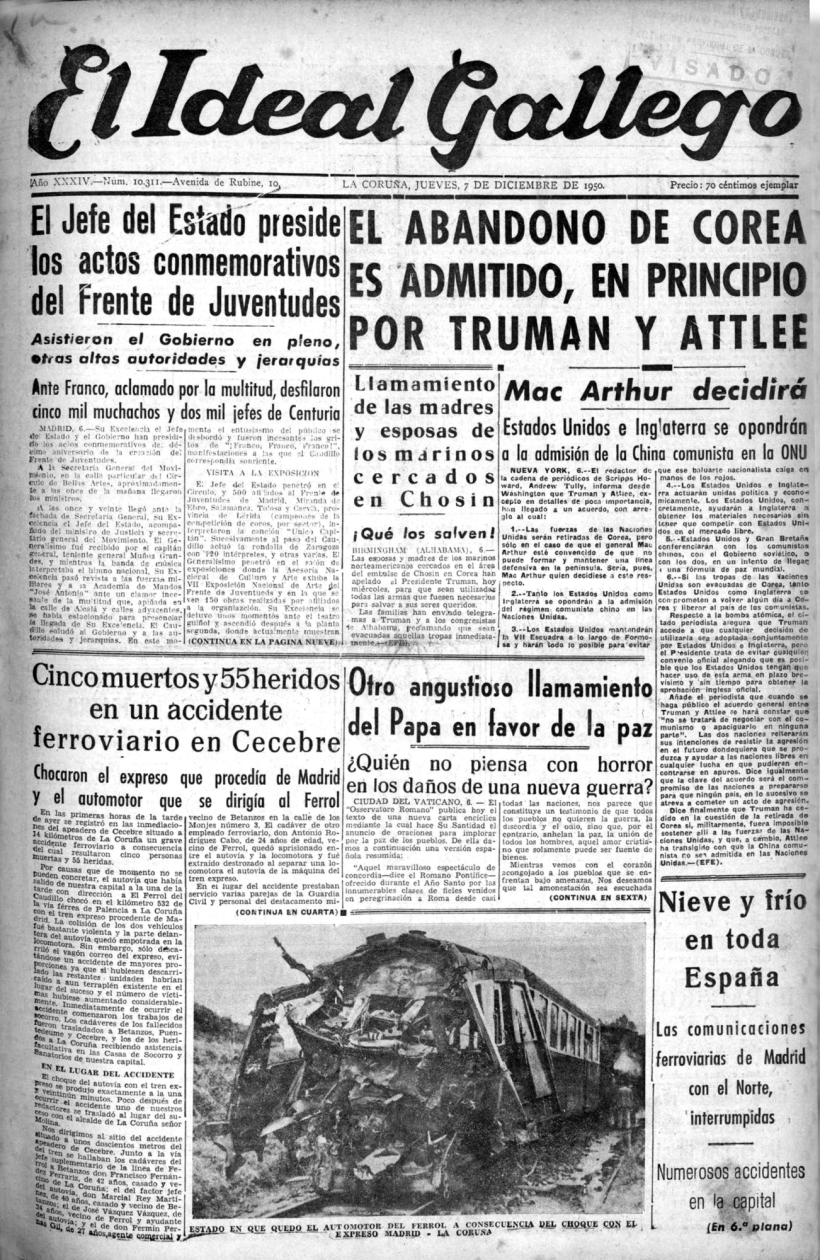Jueves, 7 de diciembre de 1950