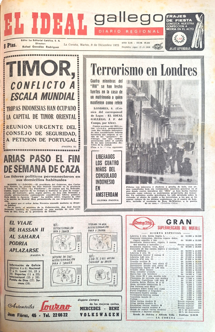 Martes, 9 de diciembre de 1975