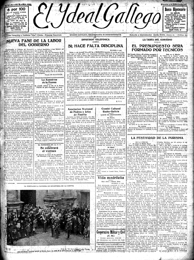Miércoles, 9 de diciembre de 1925
