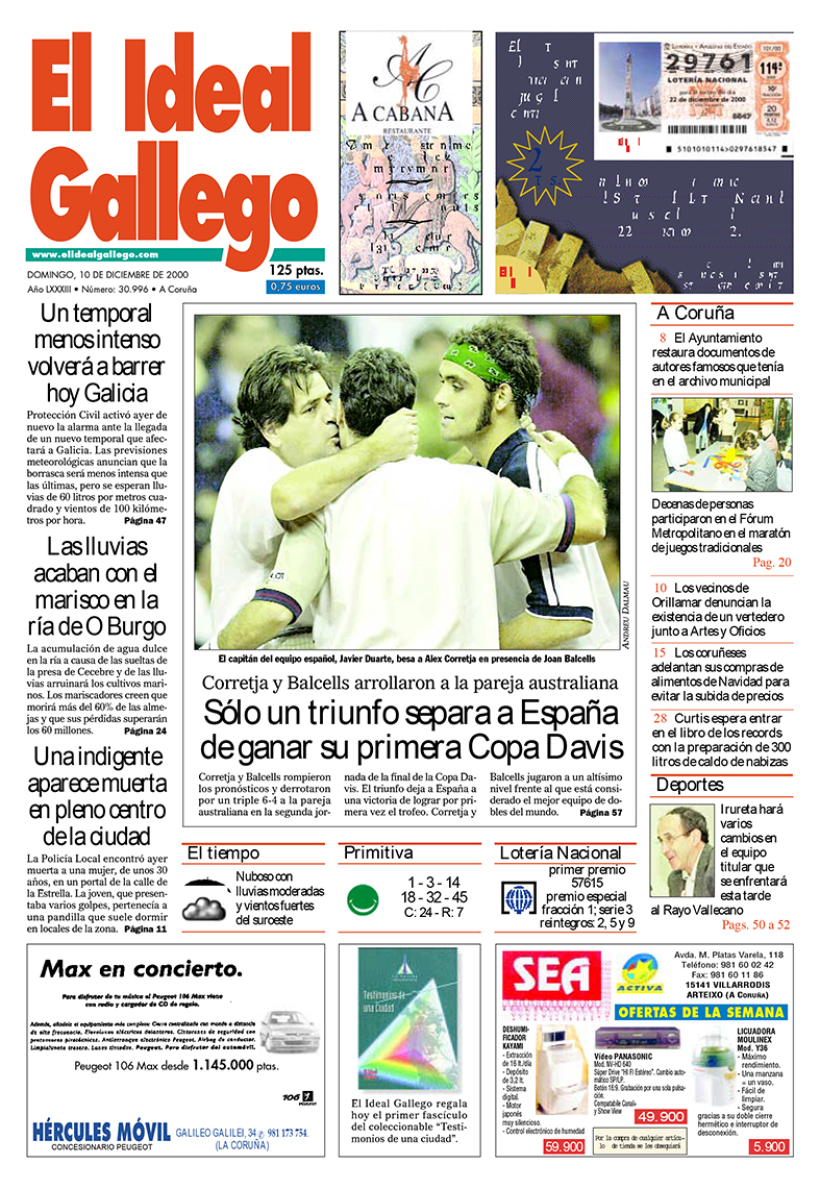 Domingo, 10 de diciembre de 2000