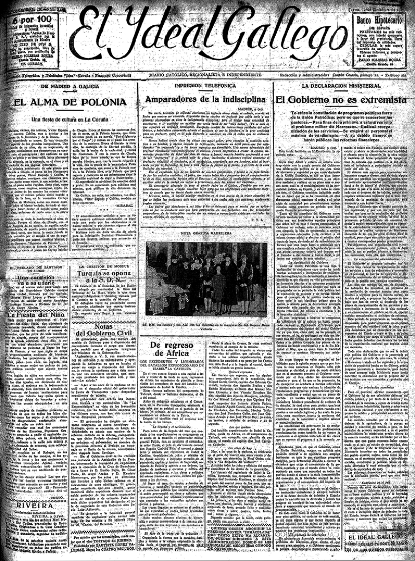 Jueves, 10 de diciembre de 1925