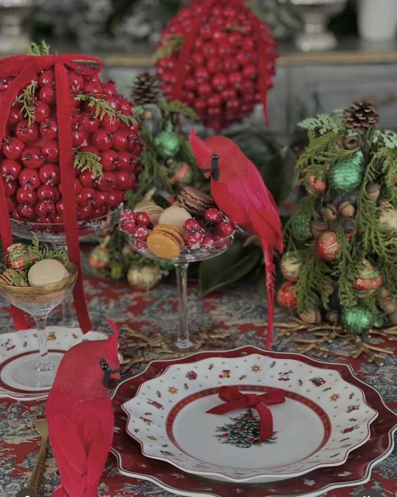 Decoración de mesas de Navidad