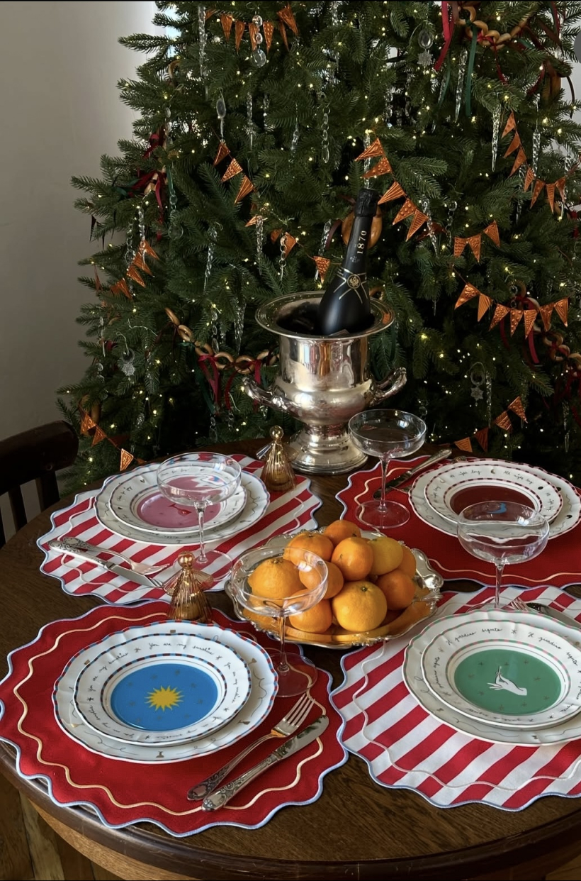 Decoración de mesas de Navidad