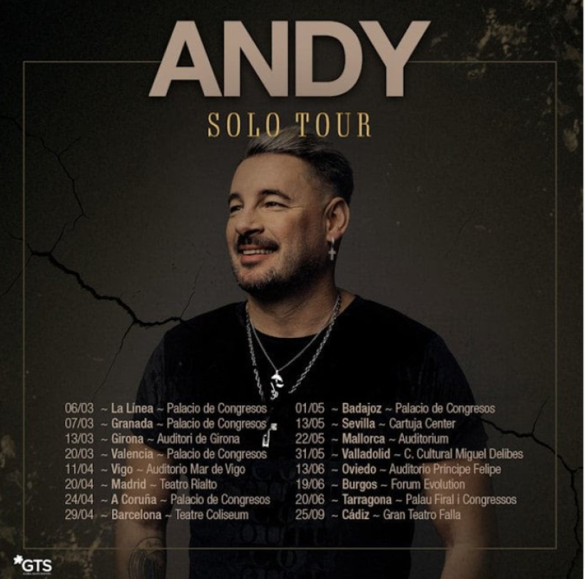 Gira en solitario de Andy, con parada en A Coruña