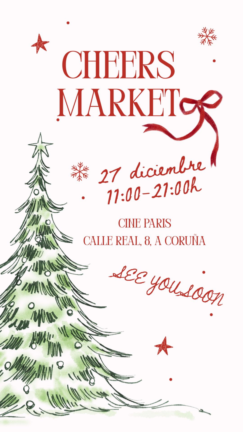 El cartel de Cheers Market