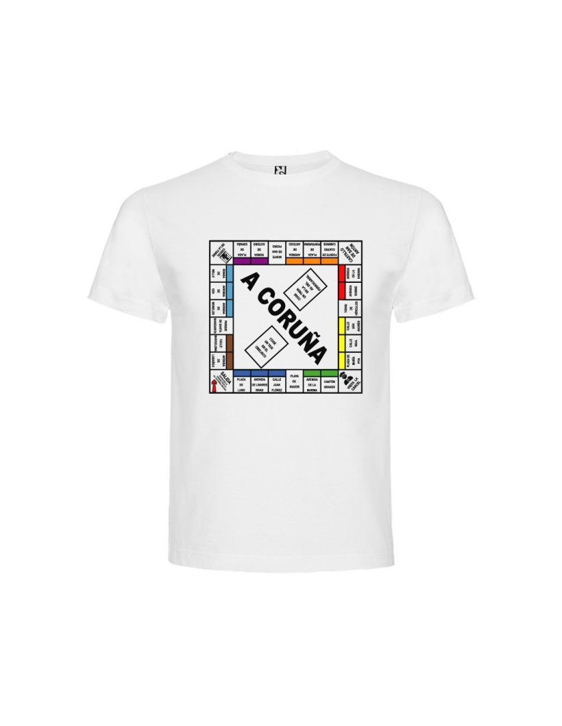 Camiseta Monopoly coruñés