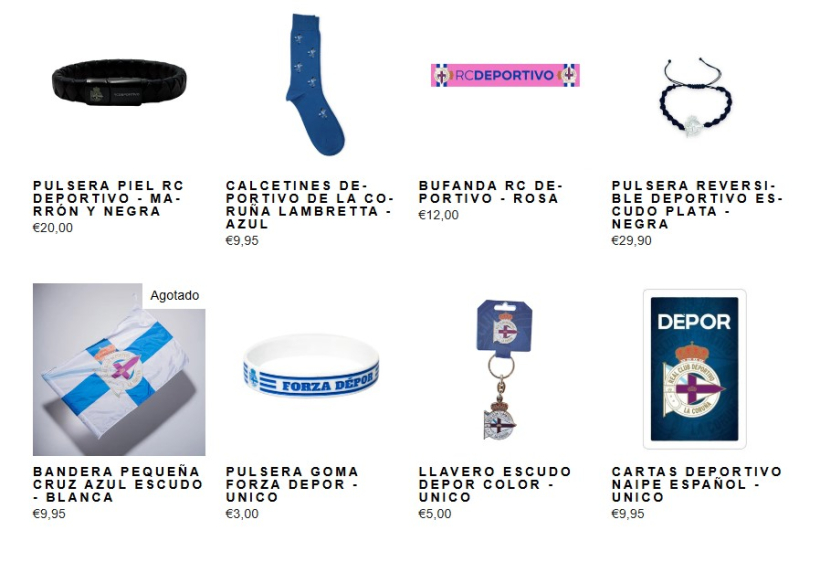 Catálogo de la Deportienda