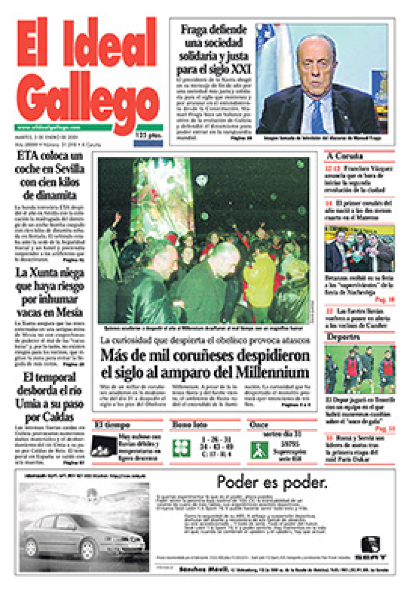 Martes, 2 de enero de 2001