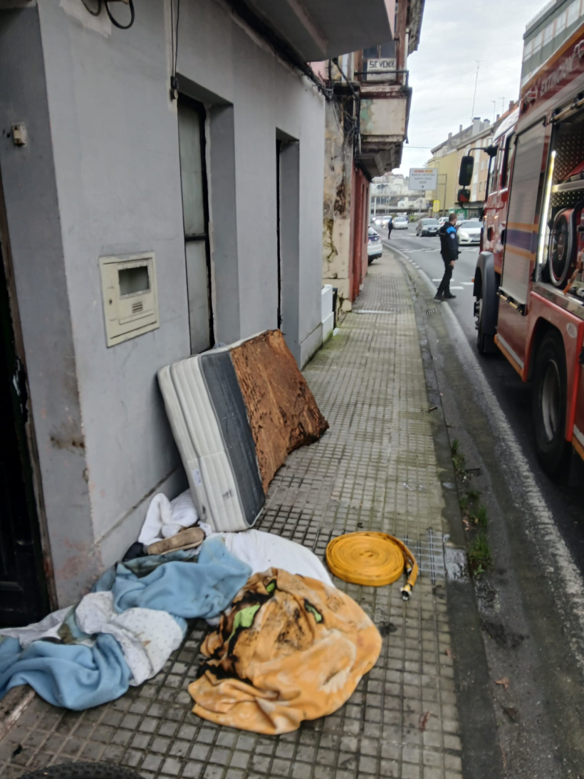 Incendio vivienda ocupada