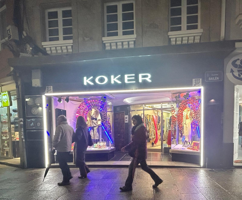 La tienda Koker, abierta, el pasado mes de noviembre en A Coruña
