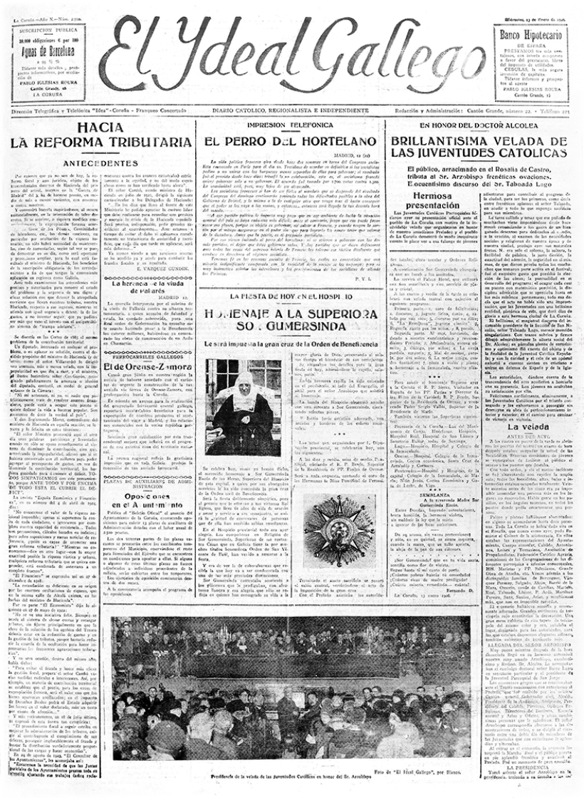 Miércoles, 13 de enero de 1926