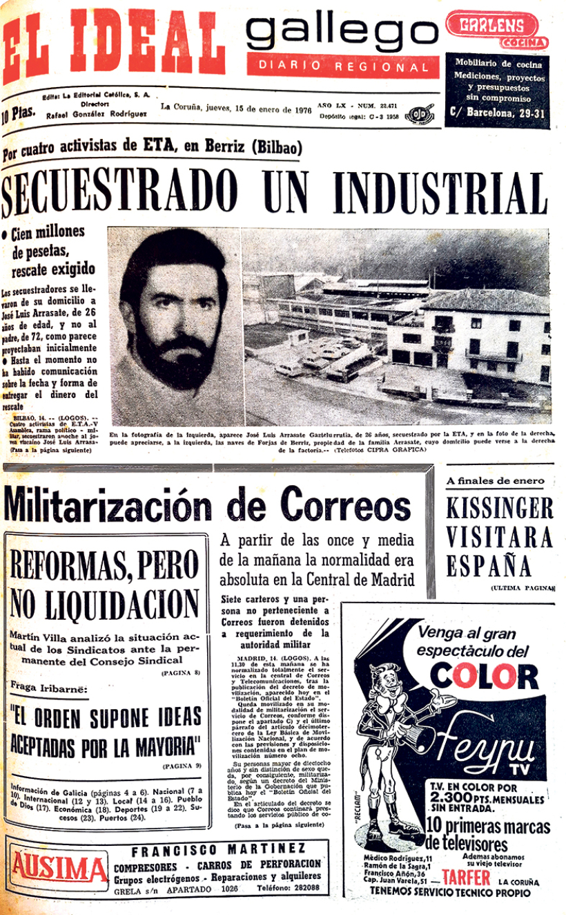 Jueves, 15 de enero de 1976