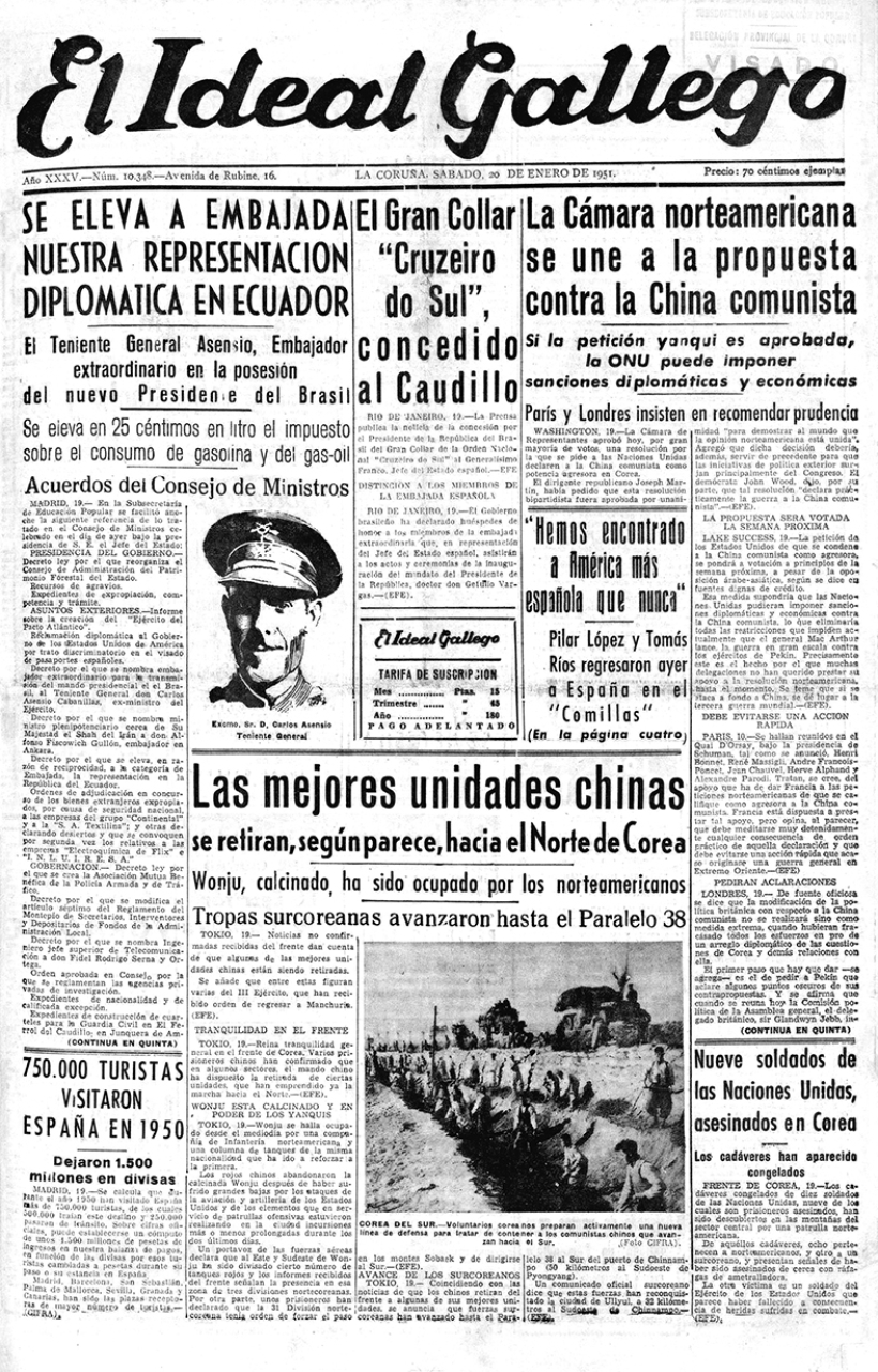 Sábado, 20 de enero de 1951