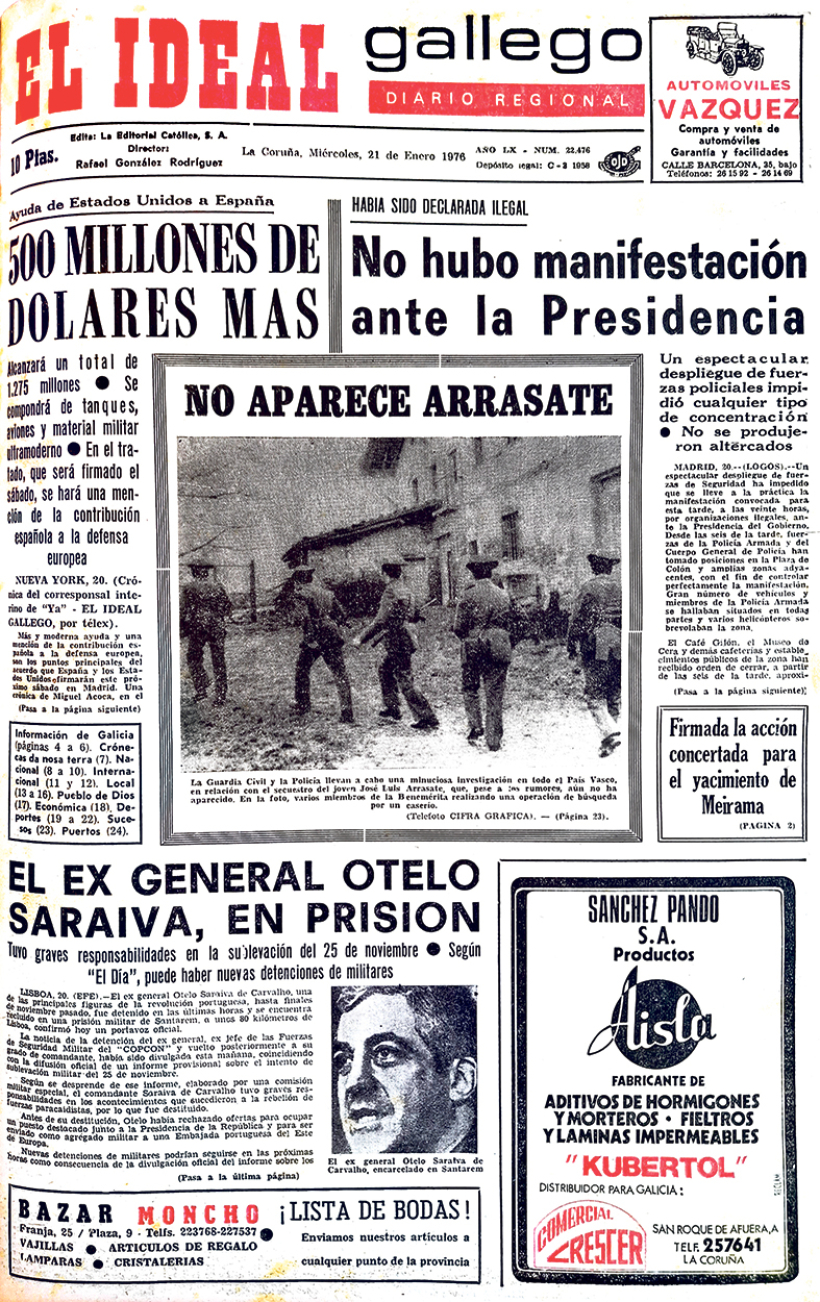Miércoles, 21 de enero de 1976