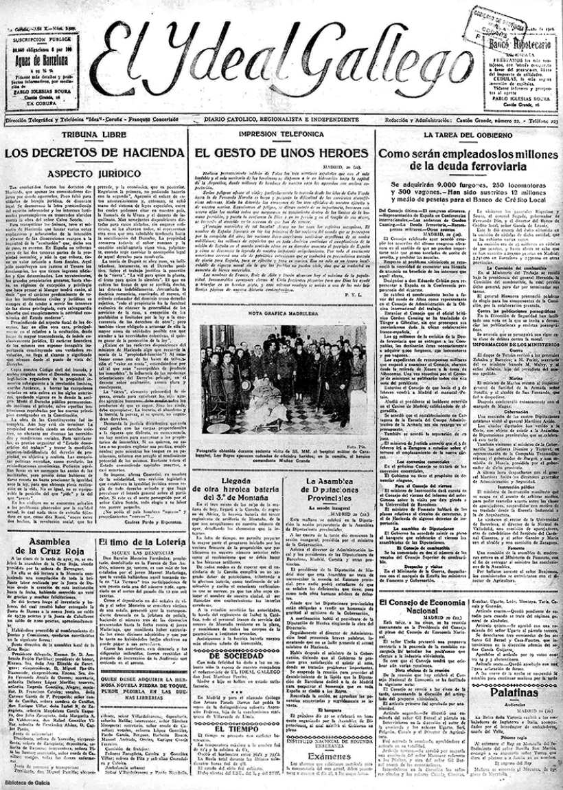 Jueves, 21 de enero de 1926