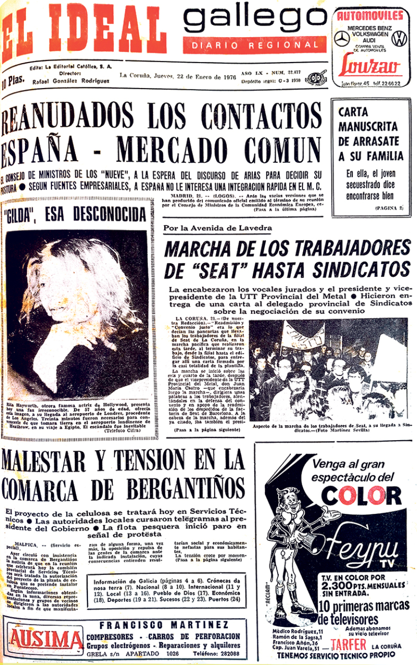 Jueves, 22 de enero de 1976