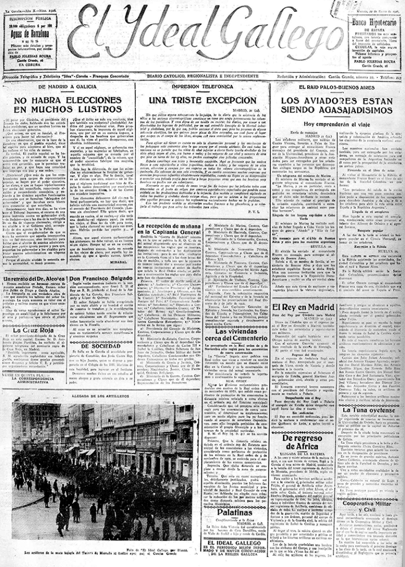 Viernes, 22 de enero de 1926