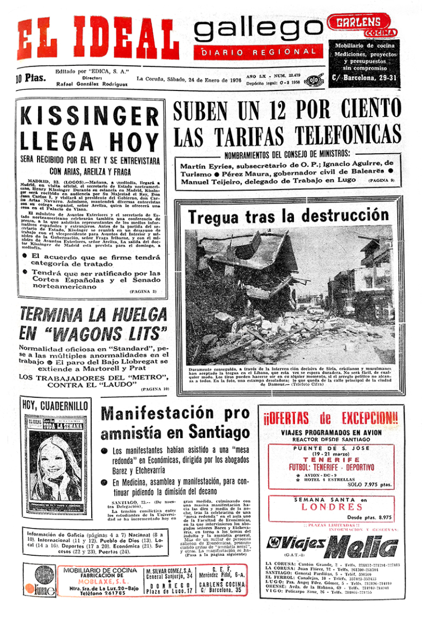 Sábado, 24 de enero de 1976