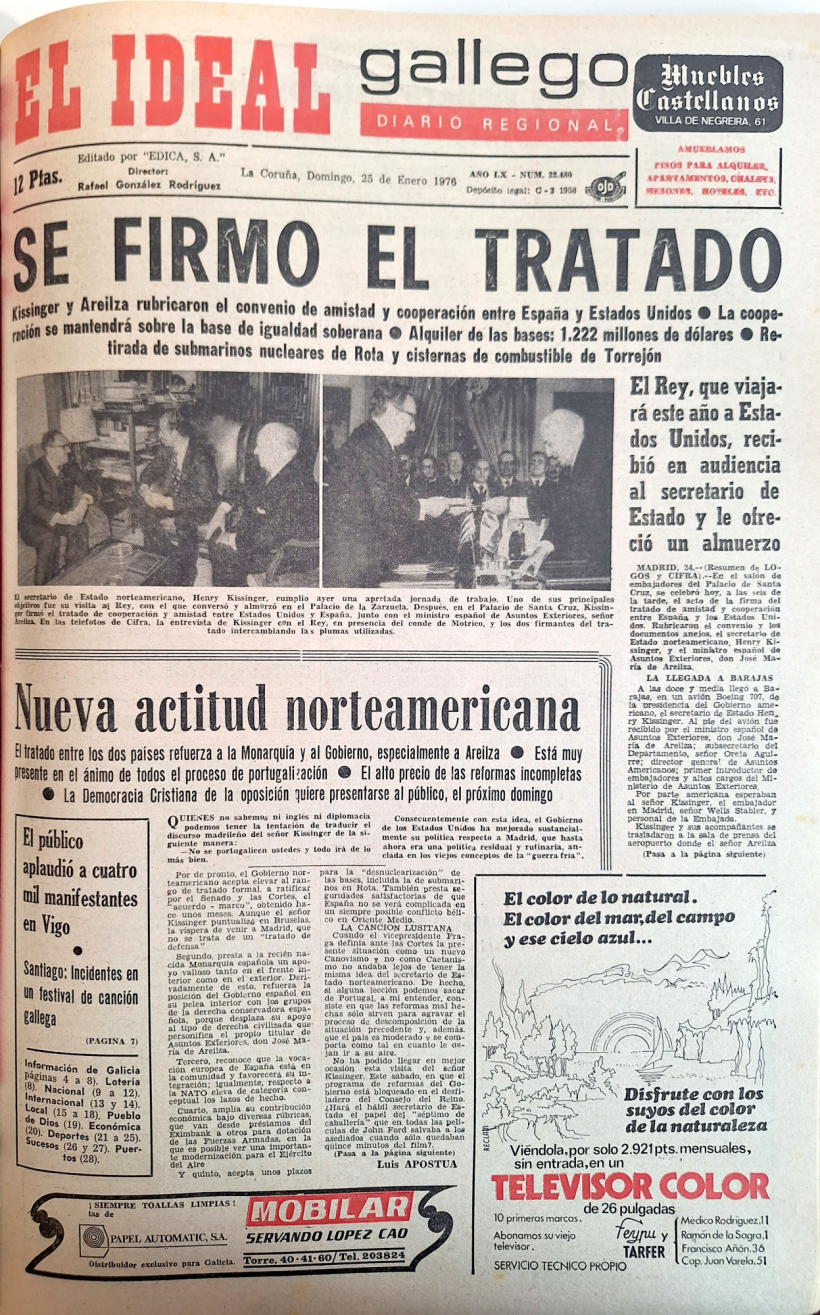 Domingo, 25 de enero de 1976
