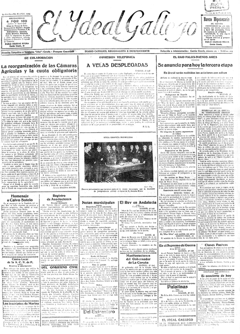 Viernes, 29 de enero de 1926
