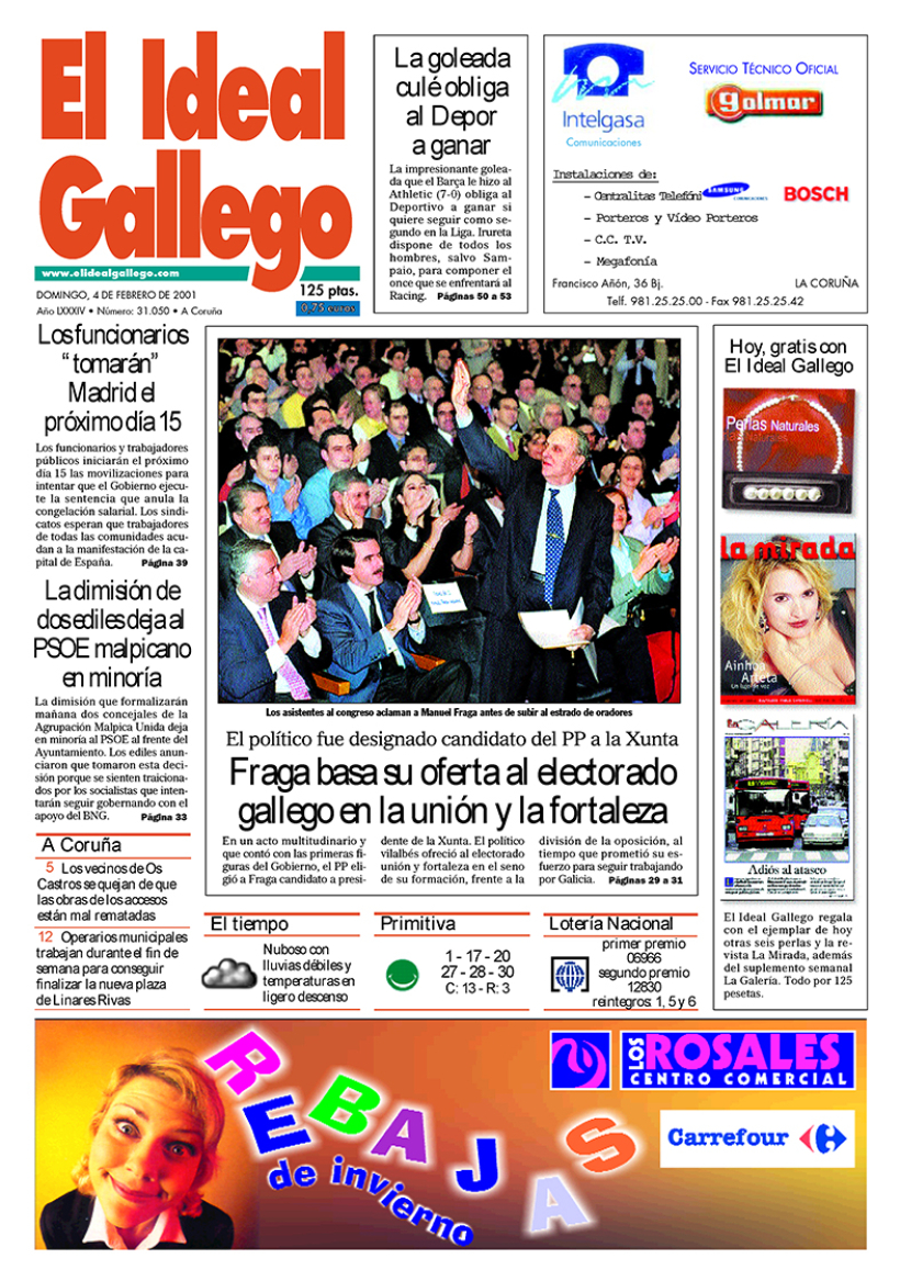 Domingo, 4 de febrero de 2001