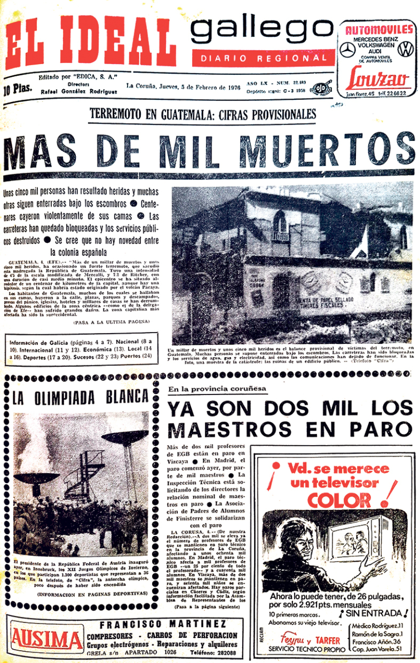 Jueves, 5 de febrero de 1976