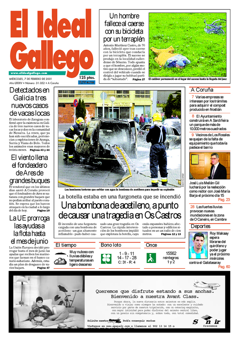 Miércoles, 7 de febrero de 2001