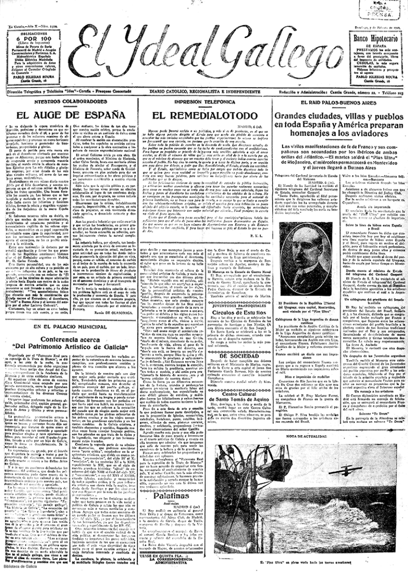 Domingo, 7 de febrero de 1926