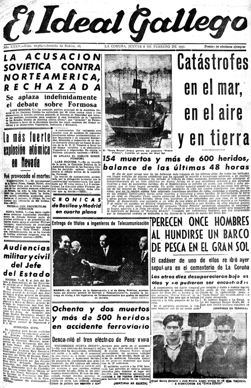 
Jueves, 8 de febrero de 1951
