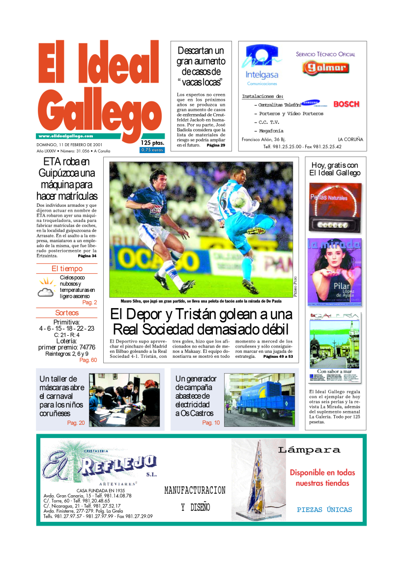 
Domingo, 11 de febrero de 2001
