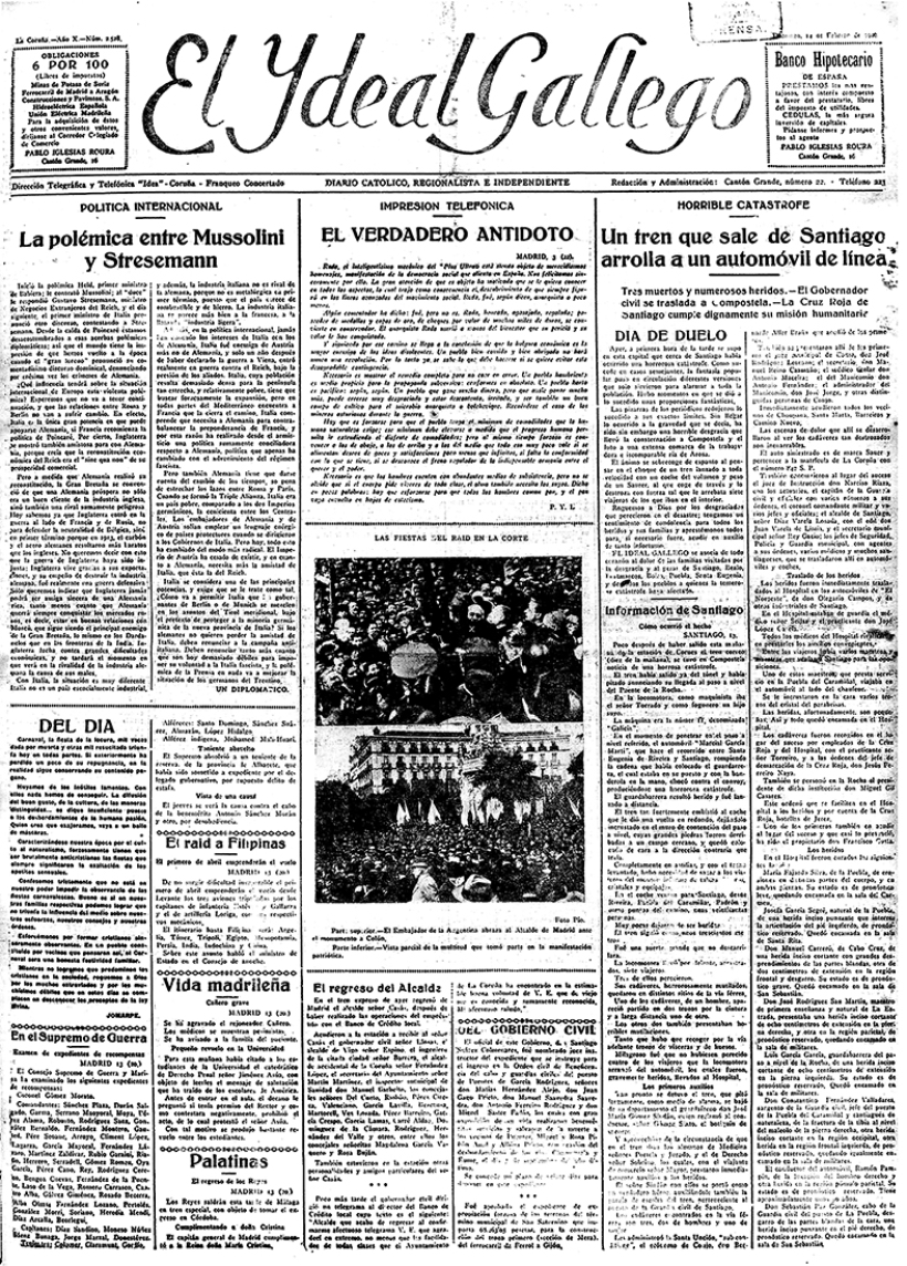 Domingo, 14 de febrero de 1926