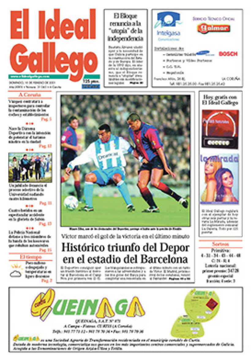 Domingo, 18 de febrero de 2001